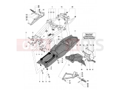 MV Agusta Brutale 1078 RR Rear Frame Assembly