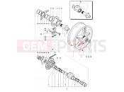 Rear Wheel Assembly - MV Agusta 1999-2001 F4 750S