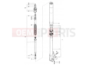 MV Agusta 2002 F4 750 SENNA Front Fork Left