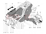 MV Agusta 2004-2006 F4 1000S 1+1 Rear Frame (single seat)