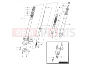 MV Agusta 2004-2006 F4 1000S 1+1 Front Fork Left