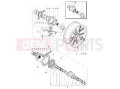 Rear Wheel Assembly - MV Agusta 2006-2007 F4 1000R