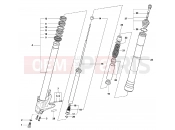 Front Fork Left - MV Agusta 2008-2009 F4 312RR 1078
