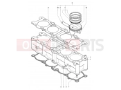 Cylinder & Piston Assembly - MV Agusta 2008-2009 F4 312RR 1078