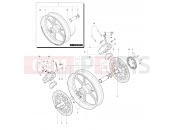 MV Agusta 2013-2015 F4 RR Front Wheel Assembly