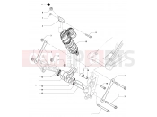 MV Agusta Stradale 800 Rear Suspension Assembly