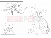 DUCATI Monster 620 Dark FRONT BRAKE SYSTEM » BRAKING SYSTEM