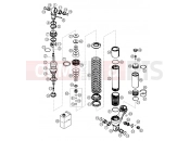 KTM 65 SX (6001D6) [EU] 2004 SHOCK ABSORBER DISASSEMBLED