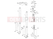 KTM 400 LC4-E (932606) [EU] 2000 FRONT FORK, TRIPLE CLAMP