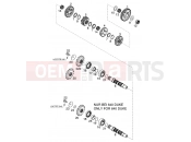 TRANSMISSION II - COUNTERSHAFT - KTM 400 LC4-E (930306) [EU] 2000