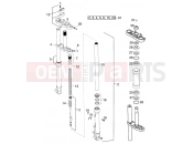 FRONT FORK, TRIPLE CLAMP - KTM 65 SX (600106) [EU] 2000