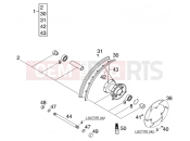 FRONT WHEEL - KTM 65 SX (600106) [EU] 2000
