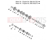 TRANSMISSION - KTM 60 SX (600105) [EU] 2000