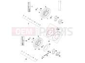 FRONT WHEEL - KTM 50 SX JUNIOR (600101) [EU] 2000