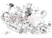 ENGINE CASE - KTM 50 SX JUNIOR (600101) [EU] 2000