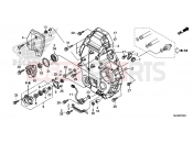 HONDA CTX1300A 2016 E-10 REAR CRANKCASE COVER