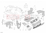 DUCATI Superbike 999 R XEROX FAIRING » PLASTICS