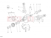 DUCATI Superbike 999 R XEROX CRANKSHAFT » ENGINE CASE