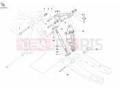 DUCATI 2006 Superbike 999 S REAR SHOCK ABSORBER » SWING ARM