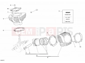 DUCATI Monster S2R 1000 CYLINDER - PISTON » ENGINE CASE