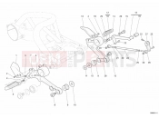 DUCATI Monster S2R 800 FOOTREST » FRAME