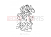 ENGINE » ENGINE, LONG BLOCK -  - Polaris SPORTSMAN 570 TRACTOR (R07) - A17SES57C1/C2/C7/CL/E1/E2/E7/EL/SET57C1/C2/E1/E2 2017