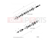 INDIAN SPRINGFIELD ALL OPTIONS (R03) (N17THAAA) DRIVE TRAIN | DRIVE TRAIN, INPUT/OUTPUT SHAFT ASM. - N17THAAA ALL OPTIONS (200088)