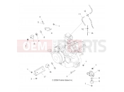 POLARIS TRAIL BOSS 330 (A12EA32AA) ENGINE | ENGINE, MOUNTING - A12EA32AA (49ATVENGINEMTG10TBLZR)