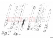DUCATI Sportclassic 1000 Single-Seat FRONT FORK » FRONT SUSPENSION