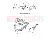 POLARIS PHOENIX 200 (A12PB20AF) ELECTRICAL | ELECTRICAL, HEADLIGHT and TAILLIGHT - A12PB20AF (49ATVHEADLIGHT08PHX)