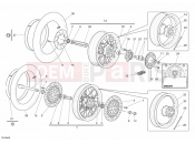 DUCATI Sportclassic 1000 Single-Seat WHEELS » FRONT WHEEL