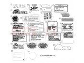 POLARIS GEM E2/EL/ES/E4/E4S/E6/E6S/ELXD - L12G2/4/6/A/D/L/S/GALA DECALS | DECALS, 2012 - L12G2L (49GEMDECAL12DECALL)