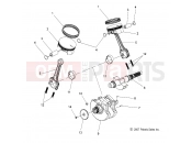VICTORY HIGHBALL (V12WB36NA) ENGINE | ENGINE, CRANKSHAFT and PISTON - V12WB36NA (49VICPISTON08VEGAS)