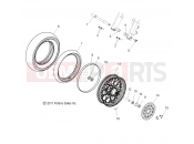 VICTORY HIGHBALL (V12WB36NA) WHEELS | WHEELS, FRONT - V12WB36NA (49VICWHEELFRT12HB)