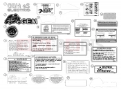 Polaris 2011 LEV GEM - e2/e4/e6/eS/eL/eLXD DECALS | DECALS, 2011 - eS (49GEMDECALS11DECALSES)