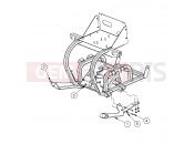 Polaris 2011 LEV GEM - e2/e4/e6/eS/eL/eLXD FRAME » FRAME, OPTIONS, BUMPER, MOUNT, FRONT, RUGGED - (49GEMOPTIONS11BUMPERMT)