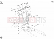DUCATI Sporttouring ST3 REAR SHOCK ABSORBER » SWING ARM