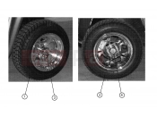 Polaris 2010 LEV GEM - E2/E4/E6/ES/EL/ELXD WHEELS | WHEELS, OPTIONS, CHROME and SILVER - e2/e4/eS/eL (49GEMOPTIONS11WHLCHROMEE4)
