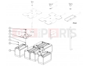 Polaris 2009 LEV GEM - E2/E4/E6/ES/EL/ELXD ELECTRICAL | ELECTRICAL, BATTERY LEAD ACID FLOODED EV31 HOLD DOWN - e2/e4/eS (49GEMELECTRICAL11BATTERYLEAD)