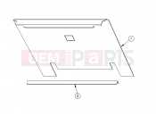 Polaris 2008 LEV GEM - E2/E4/E6/ES/EL/ELXD BODY | BODY, PANEL BACK WITH LATCH - e6 (49GEMBODY11PNLE6)
