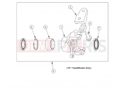 Polaris 2008 LEV GEM - E2/E4/E6/ES/EL/ELXD STEERING | STEERING, KNUCKLE, RIGHT, 7.56 DISC - e2/eS (49GEMSTEER11KNUCKLERT)