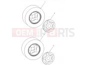 Polaris 2008 LEV GEM - E2/E4/E6/ES/EL/ELXD WHEELS | WHEELS, OPTIONS, CHROME and SILVER - e2/e4/eS/eL (49GEMOPTIONS11WHLCHROMEE2)