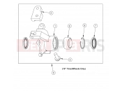 Polaris 2007 LEV GEM - E2/E4/E6/ES/EL/ELXD STEERING | STEERING, KNUCKLE, LEFT, 7.56 DISC - e2/eS (49GEMSTEER11KNUCKLELT)
