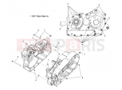 VICTORY STANDARD CRUISER ALL OPTIONS (V02CB16) ENGINE | ENGINE, CRANKCASE - V02CB16/ALL OPTIONS (4976347634C10)