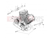 VICTORY DELUXE CRUISER (V01CD15DC) ENGINE | ENGINE, MOUNTING - V01CD15CC (4966146614C001)