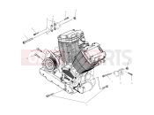 VICTORY SPORTCRUISER (V01CS15DC) ENGINE | ENGINE, MOUNTING - V01CS15DA (4966166616B014)