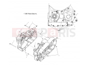 VICTORY SPORT CRUISER (V00CS15CE) ENGINE | ENGINE, CRANKCASE - V00CS15LE (4952565256C004)