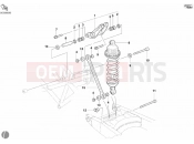 DUCATI Monster 400 Dark REAR SHOCK ABSORBER » SWING ARM