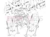 DUCATI Diavel VERTICAL CYLINDER HEAD [MOD:DVL]