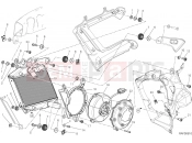 DUCATI Diavel Titanium RADIATOR, WATER,RH [MOD:DVLR]